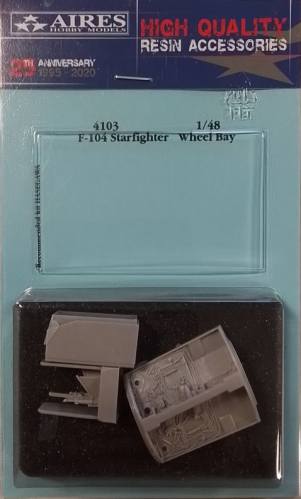 AIRES HOBBY MODELS 1/48 4103 F-104 STARFIGHTER WHEEL BAY