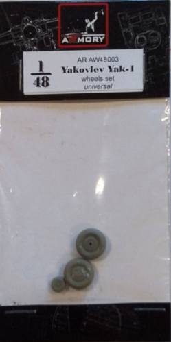 ARMORY 1/48 AW48003 YAKOVLEV YAK-1 UNIVERSAL WHEEL SET