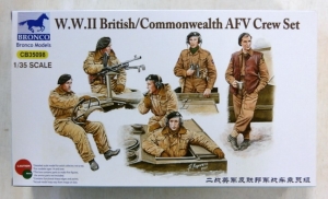 BRONCO 1/35 35098 WWII BRITISH/COMMONWEALTH AFV CREW SET
