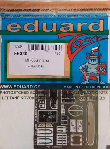EDUARD 1/48 FE330 MH-60G INTERIOR FOR ITALERI KIT