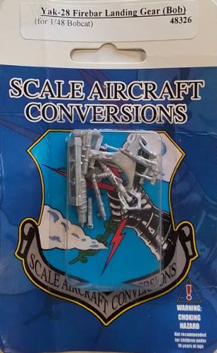 SCALE AIRCRAFT CONVERSIONS  1/48  48326 YAK-28 FIREBAR LANDING GEAR  BOB 