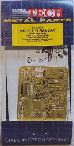 EXTRA TECH 1/72 EX 72152 MIG-21 F-13 FISHBED-C
