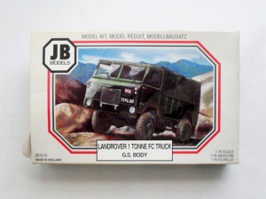JB MODELS 1/76 1010 ONE TONNE LAND ROVER FC TRUCK GS BODY