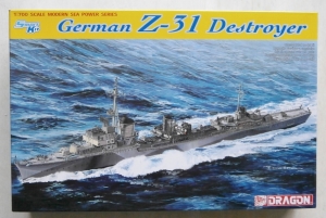 DRAGON 1/700 7126 GERMAN Z-31 DESTROYER