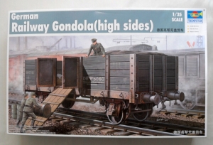 TRUMPETER 1/35 01517 GERMAN RAILWAY GONDOLA HIGH SIDES