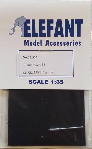 ELEFANT 1/35 NO.35.353 20MM KWK 38 SD KFZ 250/9  TAMIYA