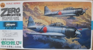 HASEGAWA 1/72 JS-077 MITSUBISHI A6M3 ZERO  32  HAMP