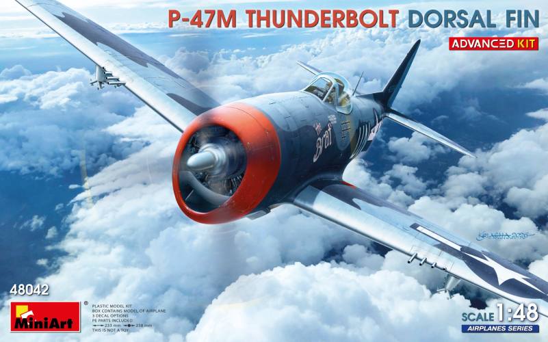 MINIART 1/48 48042 P-47M THUNDERBOLT DORSAL FIN