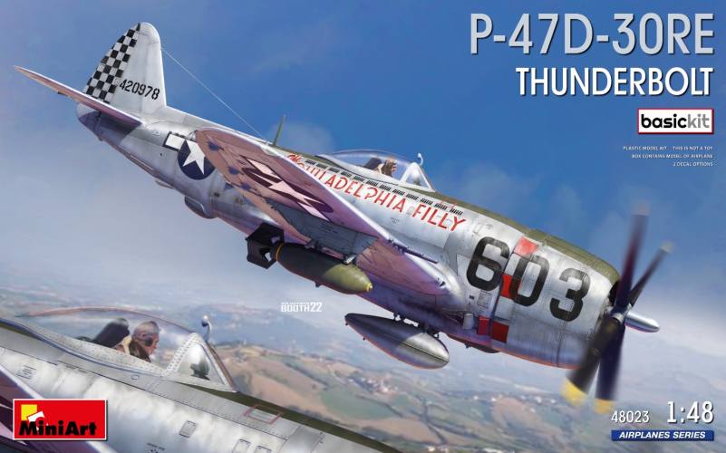 MINIART 1/48 48023 P-47D-30RE THUNDERBOLT