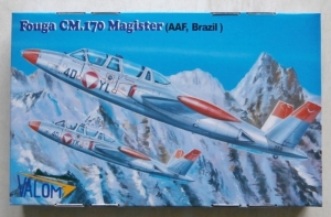 VALOM 1/72 72091 FOUGA CM.170R MAGISTER  AAF BRAZIL 