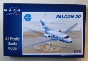 MACH 1/72 075 FALCON 20 PAN AM 