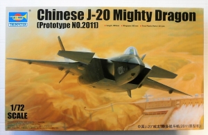 TRUMPETER 1/72 01665 CHINESE J-20 MIGHTY DRAGON  PROTOTYPE No.2011 