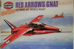 AIRFIX 1/72 01036 HS GNAT RED ARROWS