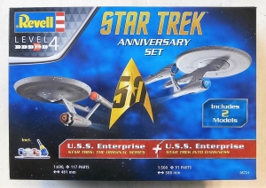 REVELL  05721 STAR TREK ANNIVERSARY SET  UK SALE ONLY 