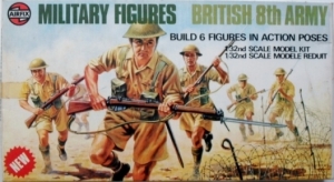 AIRFIX 1/32 03580 BRITISH 8th ARMY  6 FIGURES 