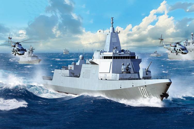 TRUMPETER MODELS 1/200 03620 PLA NAVY TYPE 055 DESTROYER  UK SALE ONLY 