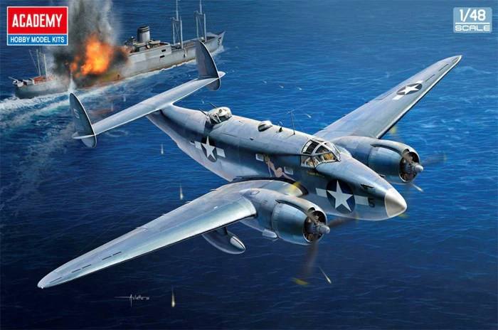 ACADEMY 1/48 12347 USN PV-1 SOLOMON ISLANDS THEATRE