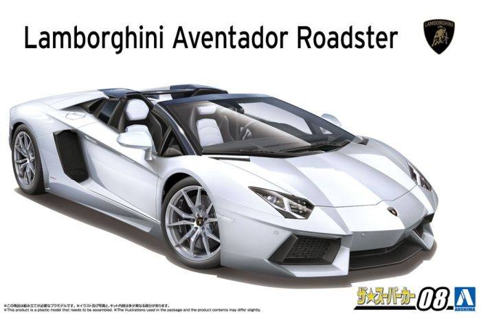 AOSHIMA 1/24 20476 LAMBORGHINI AVENTADOR ROADSTER
