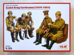 ICM 1/35 35636 SOVIET ARMY SERVICEMEN 1979-1991