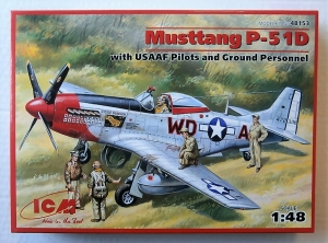 ICM 1/48 48153 MUSTANG P-51DWITH USAAF PILOTS AND GROUND PERSONNEL