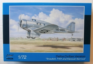 AZUR 1/72 FR0032 DELTA CIVILIAN VERSION SWEDISH TWA AND MEXICAN SERVICE