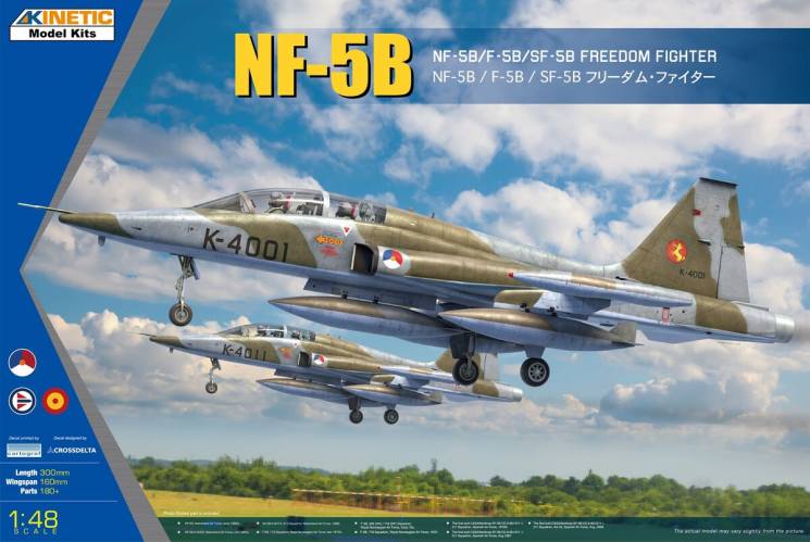 KINETIC 1/48 48117 NORTHROP NF-5B FREEDOM FIGHTER 