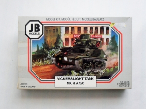 JB MODELS 1/76 1009 VICKERS LIGHT TANK