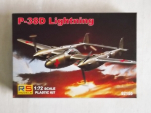 RS MODELS 1/72 92155 P-38D LIGHTNING