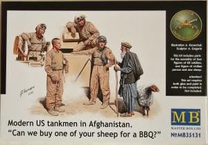 MASTERBOX 1/35 35131 MODERN US TANKMEN IN AFGHANISTAN