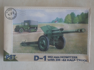 PST 1/72 72031 D-1 152mm HOWITZER WITH ZIS-42 HALF TRUCK