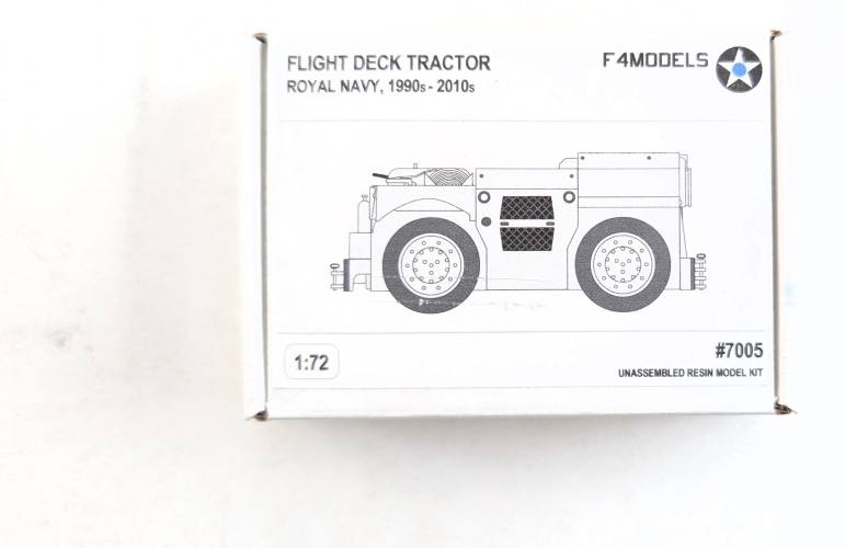 F4MODELS 1/72 7005 FLIGHT DECK TRACTOR ROYAL NAVY 1990S - 2010S