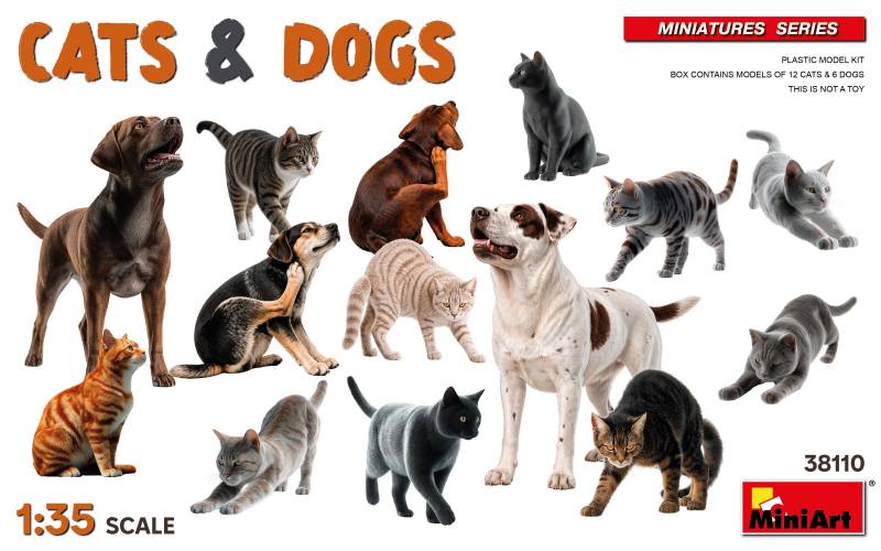 MINIART 1/35 38110 CATS   DOGS