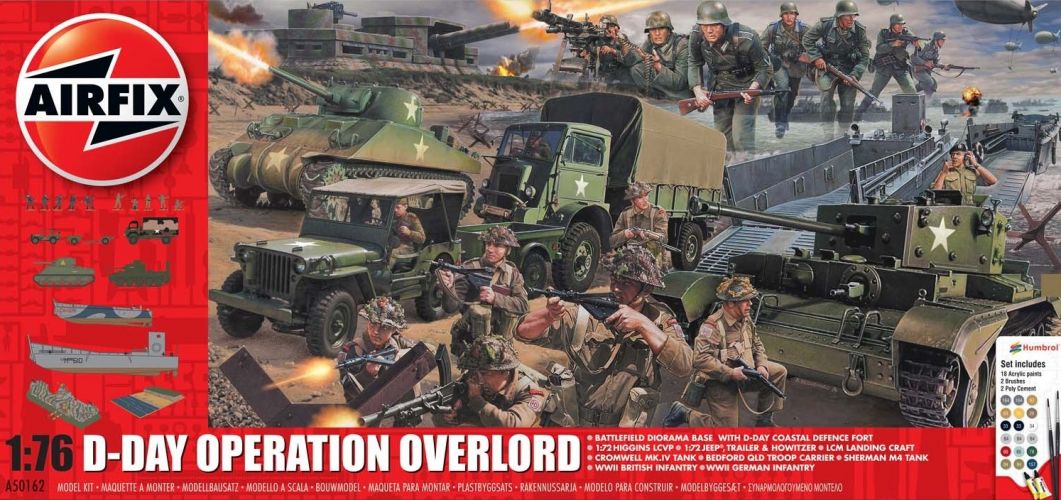 AIRFIX 1/76 50162A D-DAY OPERATION OVERLORD  UK SALE ONLY 