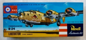 REVELL  H218 CONSOLIDATED B-24 LIBERATOR W/RAF DECALS UK S TYPE BOXING