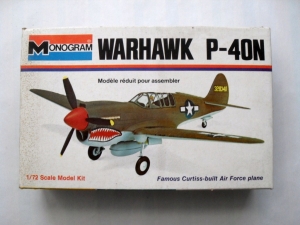 MONOGRAM 1/72 6792 P-40N WARHAWK