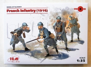 ICM 1/35 35691 FRENCH INFANTRY 1916