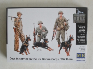 MASTERBOX 1/35 35155 DOGS IN SERVICE IN THE US MARINE CORPS WWII