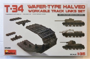 MINIART 1/35 35216 T-34 WAFER TYPE HALVED WORKABLE TRACK LINKS SET