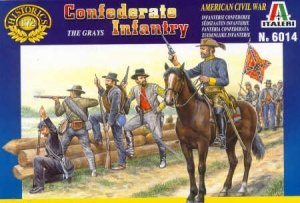 ITALERI 1/72 6014 CONFEDERATE INFANTRY