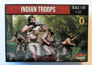 STRELETS 1/72 M119 INDIAN TROOPS WWII