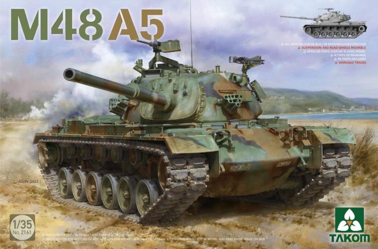 TAKOM 1/35 2161 M48A5 PATTON MAIN BATTLE TANK 
