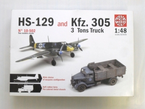 SUPERMODEL 1/48 502 HENSCHEL Hs-129/ Kfz.305 TRUCK