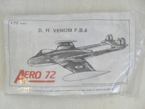 AEROCLUB 1/72 D.H. VENOM F.B.4