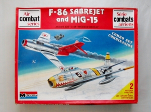 MONOGRAM 1/48 6049 F-86 SABREJET   MiG-15