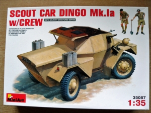 MINIART 1/35 35087 DINGO Mk.Ia SCOUT CAR WITH CREW
