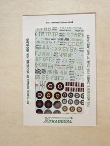 XTRADECAL 1/72 72179 HAWKER TYPHOON Mk.IB
