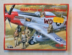 ICM 1/48 48083 USAAF PILOTS   GROUND PERSONNEL