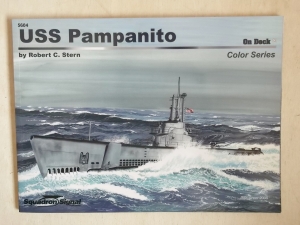 SQUADRON/SIGNAL ON DECK  5604 USS PAMPANITO