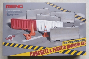 MENG 1/35 SPS-012 CONCRETE   PLASTIC BARRIER SET