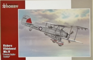 SPECIAL HOBBY 1/72 72243 VICKERS VILDEBEEST Mk.IV PERSEUS ENGINE VERSION